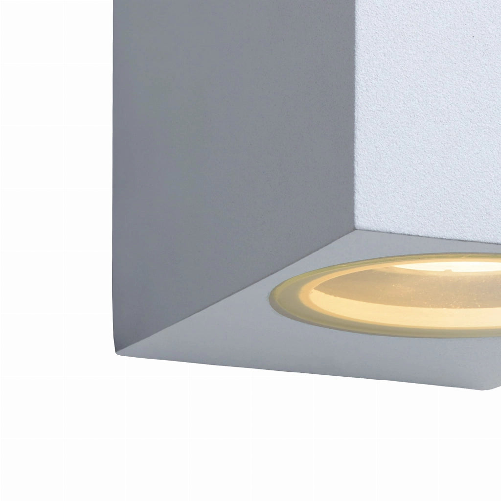 Applique esterna Lucide Zora 2xGU10 5W 3000K IP44 bianca