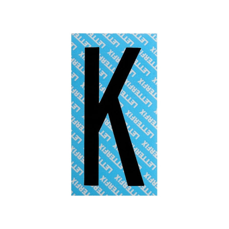 Lettera Adesiva Nera Serie T80 K Letterfix