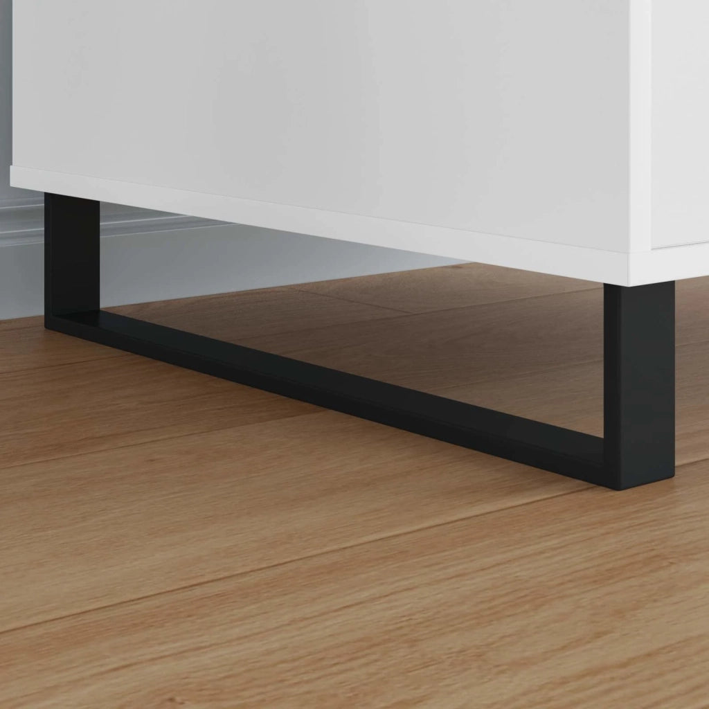 Piedini per mobili 12 pz Nero 546 x 40,5 x 100 mm Ferro CFW9207384