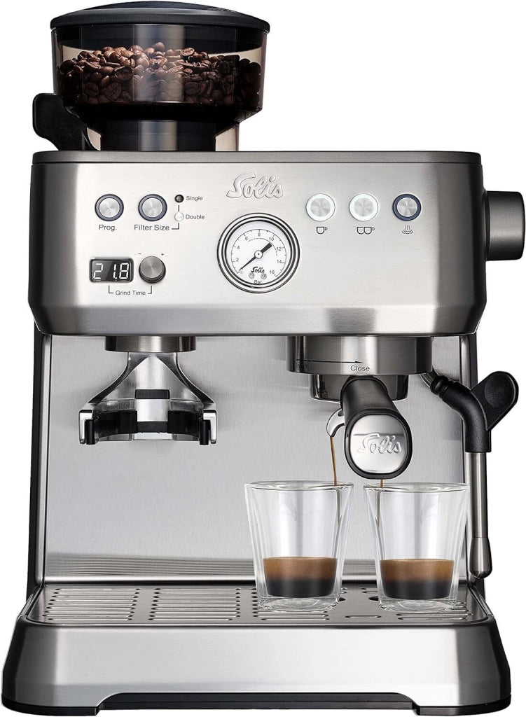 Solis 98036 Grind and Infuse Perfetta 1019 Macchina da caffe' 2.6 L 16 bar 1640 W Macinacaffe' integrato Pre-infusione PID colore Nero
