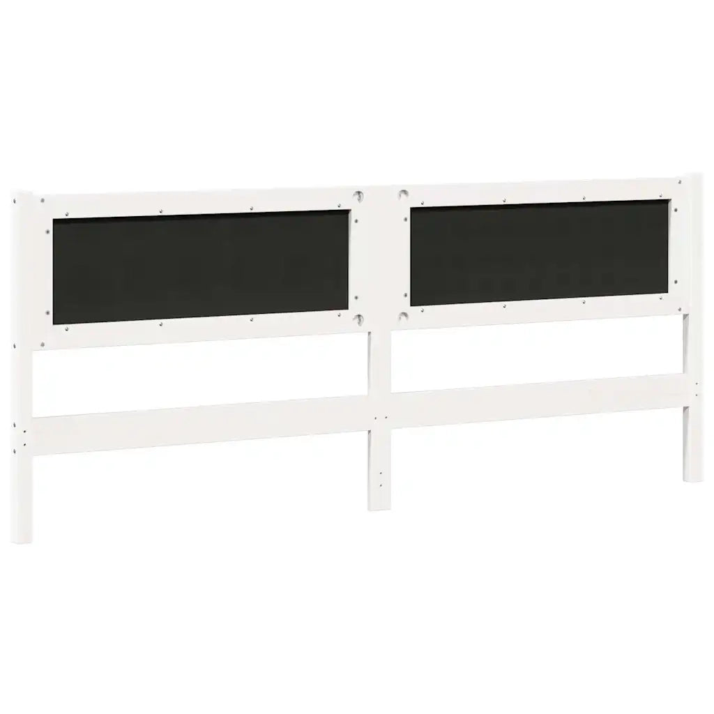Testiera Altro Bianco 180 cm Legno di pino massello