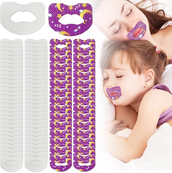 Migliora la Qualità del Sonno - 90 Stuks - Strisce per la Prevenzione del Snoring
