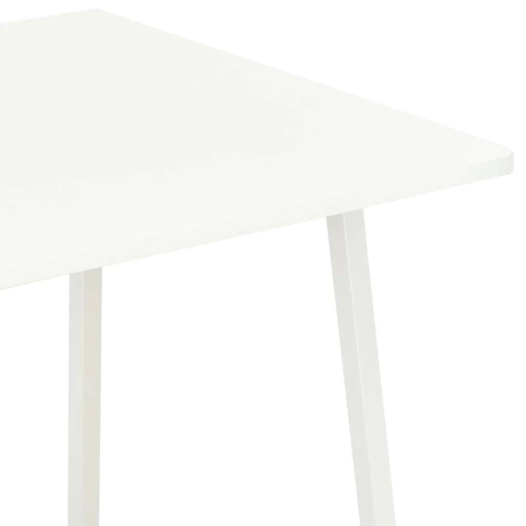 Scrivania da ufficio postazione di lavoro scrivania per computer mobile da studio con ripiano 102 x 50 x 117 cm bianco 02_0023475