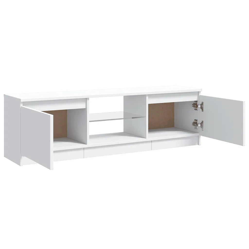 Mobile Porta TV con Luci LED Bianco 120x30x36 cm 804283