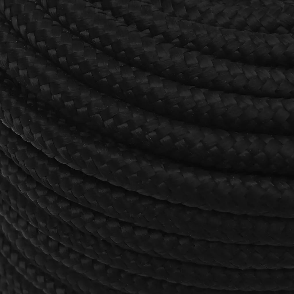 Corda da Lavoro Nera 14 mm 100 m in Poliestere 152832