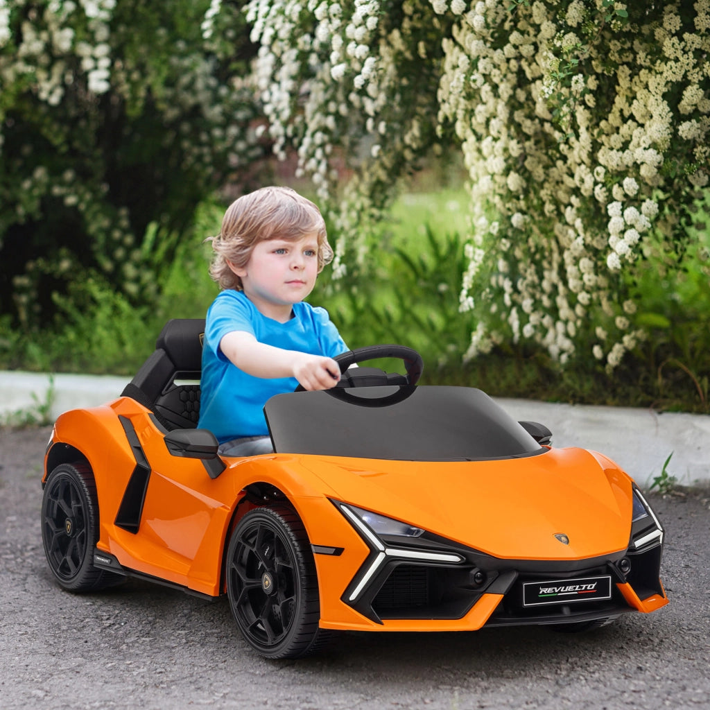 Auto elettrica per bambini ¨C zephmum ¨C Arancione, plastica e metallo