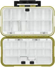Cassa per l'attrezzatura da pesca - Impermeabile - Cassetto di stoccaggio - Blocco multi-strato - Acciaio inossidabile - Antiscivolo - Ideale per esche e ami - Cassa per attrezzatura da pesca