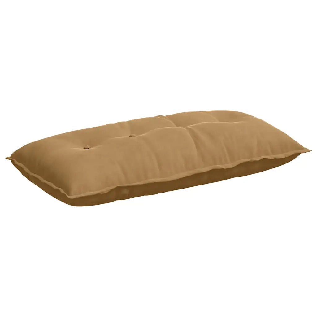 Cuscino per Schiena | Cuscino dorsale Marrone 100 x 50 cm Tessuto in Cords