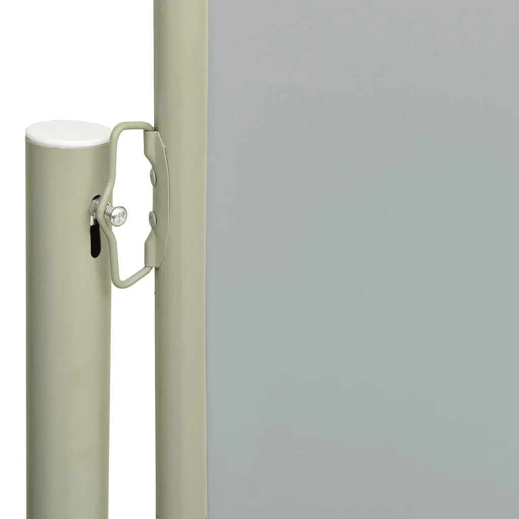 Tenda da sole laterale retrattile 180 x 600 cm grigia 02_0007344