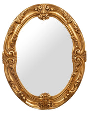 Biscottini SPECCHIERA DA PARETE IN LEGNO FINITURA FOGLIA ORO ANTICATO MADE IN ITALY