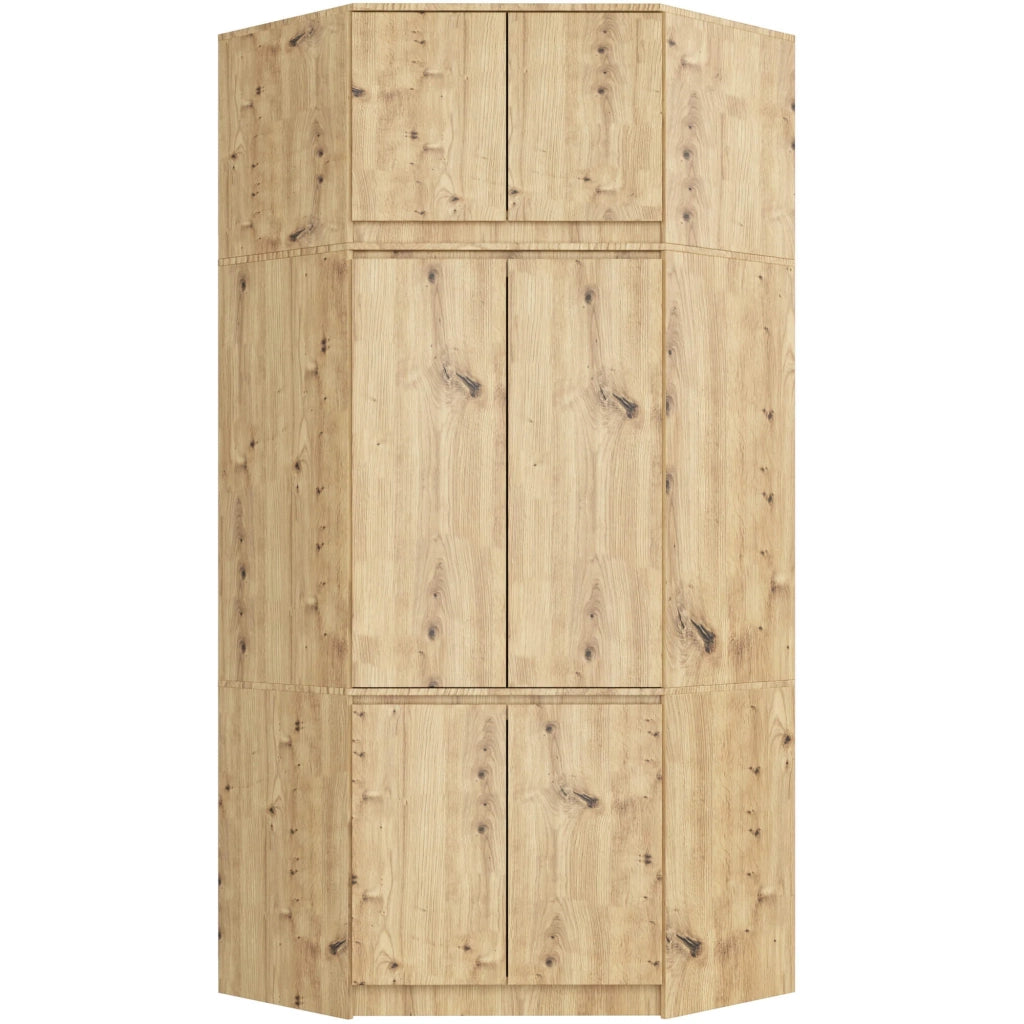 Sopralzo per armadio AKORD S100 Quercia Artisan 100 cm 2 ante 100x50x55 cm