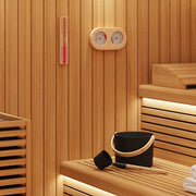 Set di Accessori per Sauna 4 pcs Nero