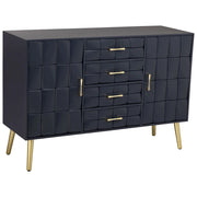 Credenza in legno nero 120x40.5x81h cm