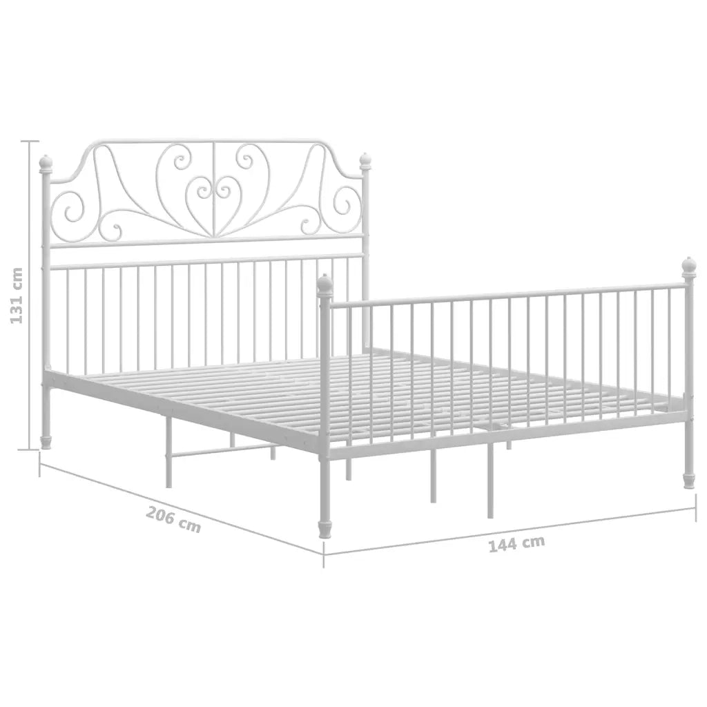 Giroletto Bianco in Metallo 140x200 cm 324851