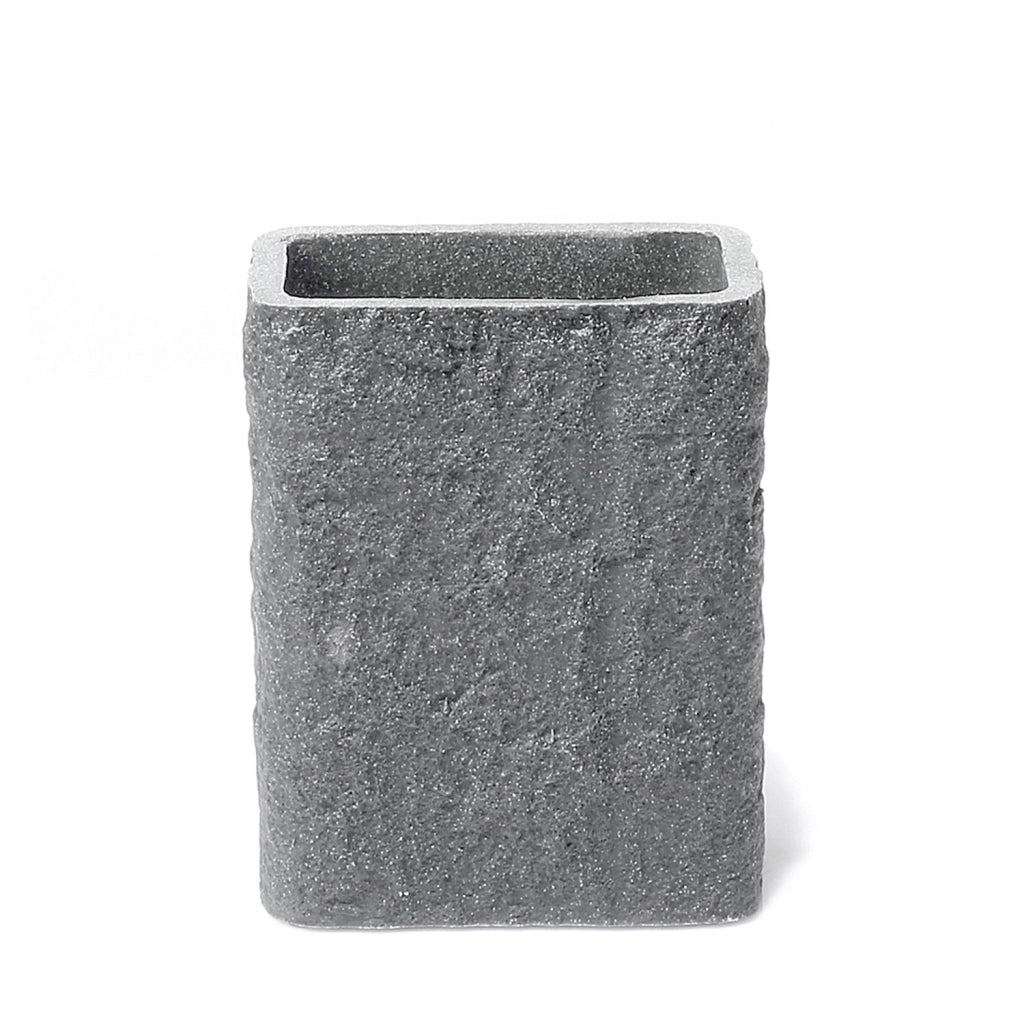 Portaspazzolini d’appoggio in resina e sabbia AR98 Gedy serie ARIES Grigio