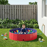 Piscina per bambini Rosso e Blu Ø 120 x 30 cm