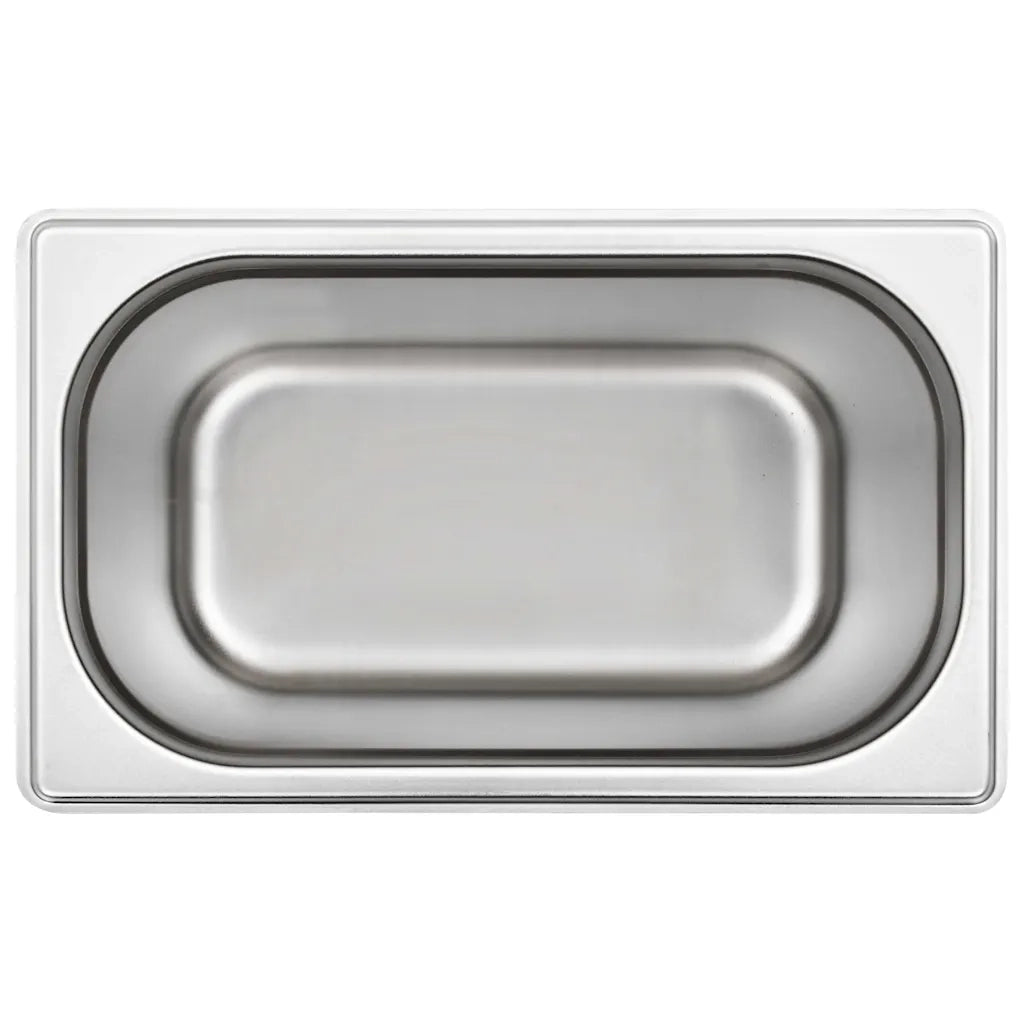 Contenitori Gastronorm 4 pz GN 1/4 200 mm in Acciaio Inox 50904