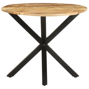 Tavolino di Servizio 68x68x56 cm in Legno Massello di Mango 320659