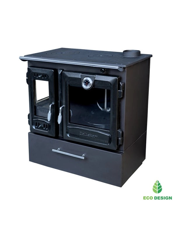 Stufa a legna indipendente con forno - 216  3D Box
