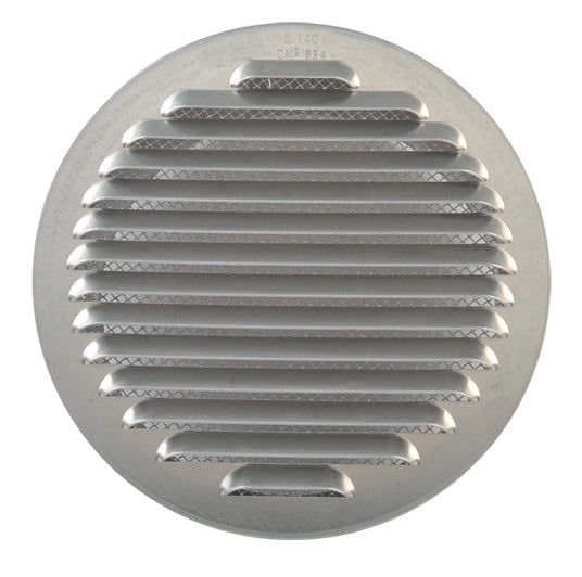 GRIGLIA AERAZIONE ALLUM C/RETE ANTINS D 100 MM- 1,0 pz