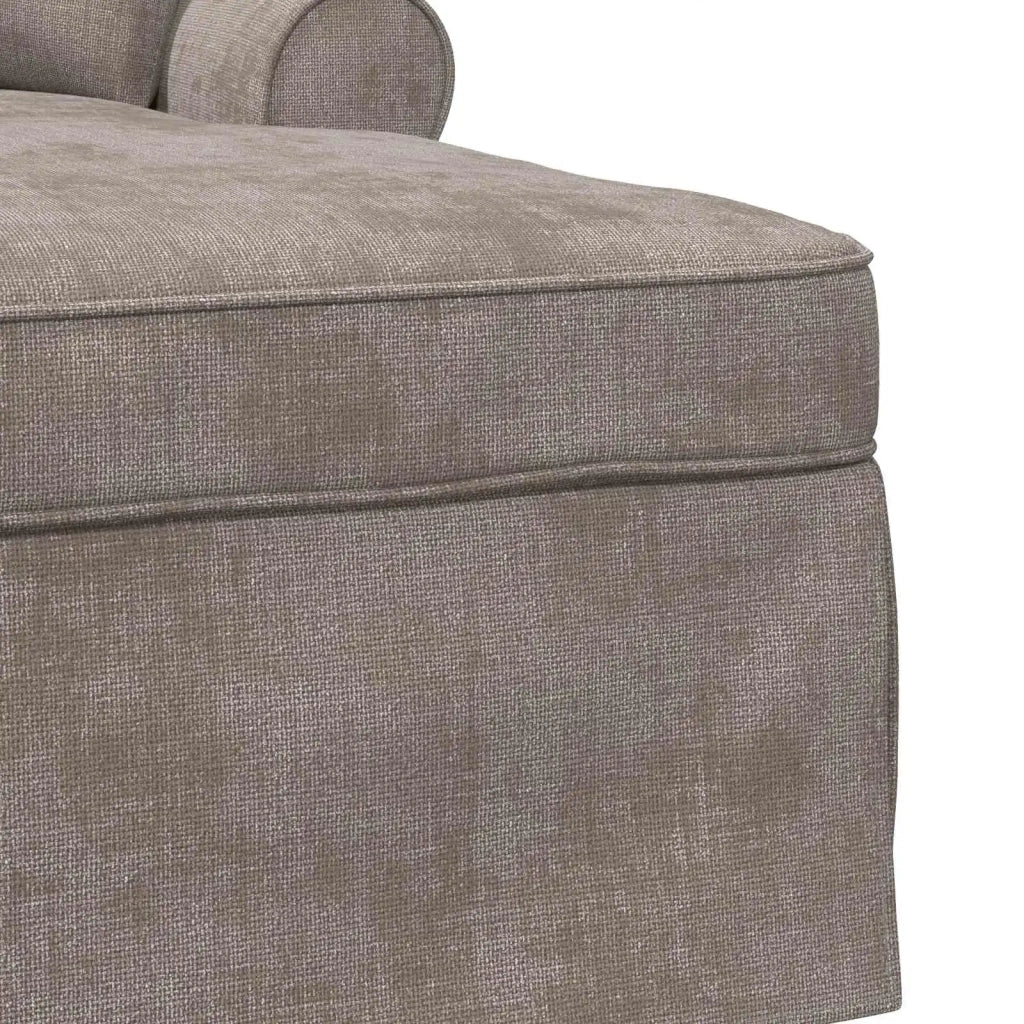 Chaise Longe con Gonna con cuscino Sabbia 157 x 91 x 91 cm ARES 42022956