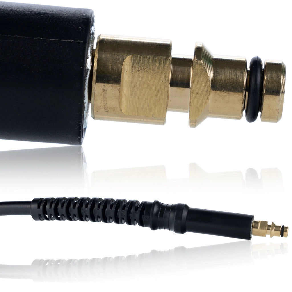 Tubo Alta Pressione 15m di Ricambio compatibile con Idropulitrice Kärcher K2–K7 – Click Connect, Nylon, 180 Bar, 60°C
