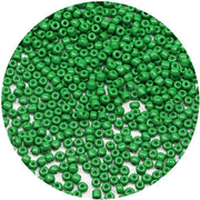 Kralen in vetro 4 mm verde per filigrana, 6/0 per bracciali, per gioielli fai da te (verde)