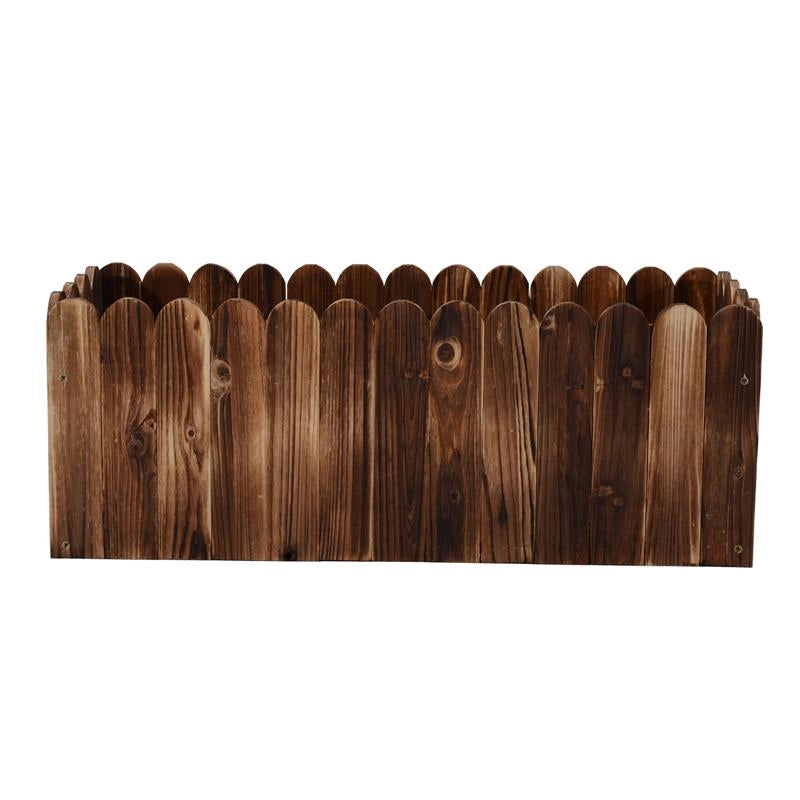 FIORIERA A BOX RETTANGOLARE PER PIANTE 80 X 33 X 30 CM IN LEGNO DI ABETE