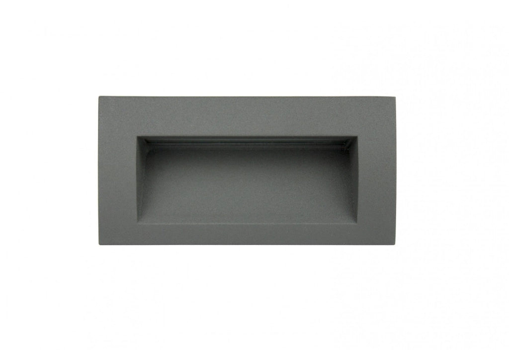 Lampada LED incasso scalini 4W 3000K IP65 grigio SU-MA M2031