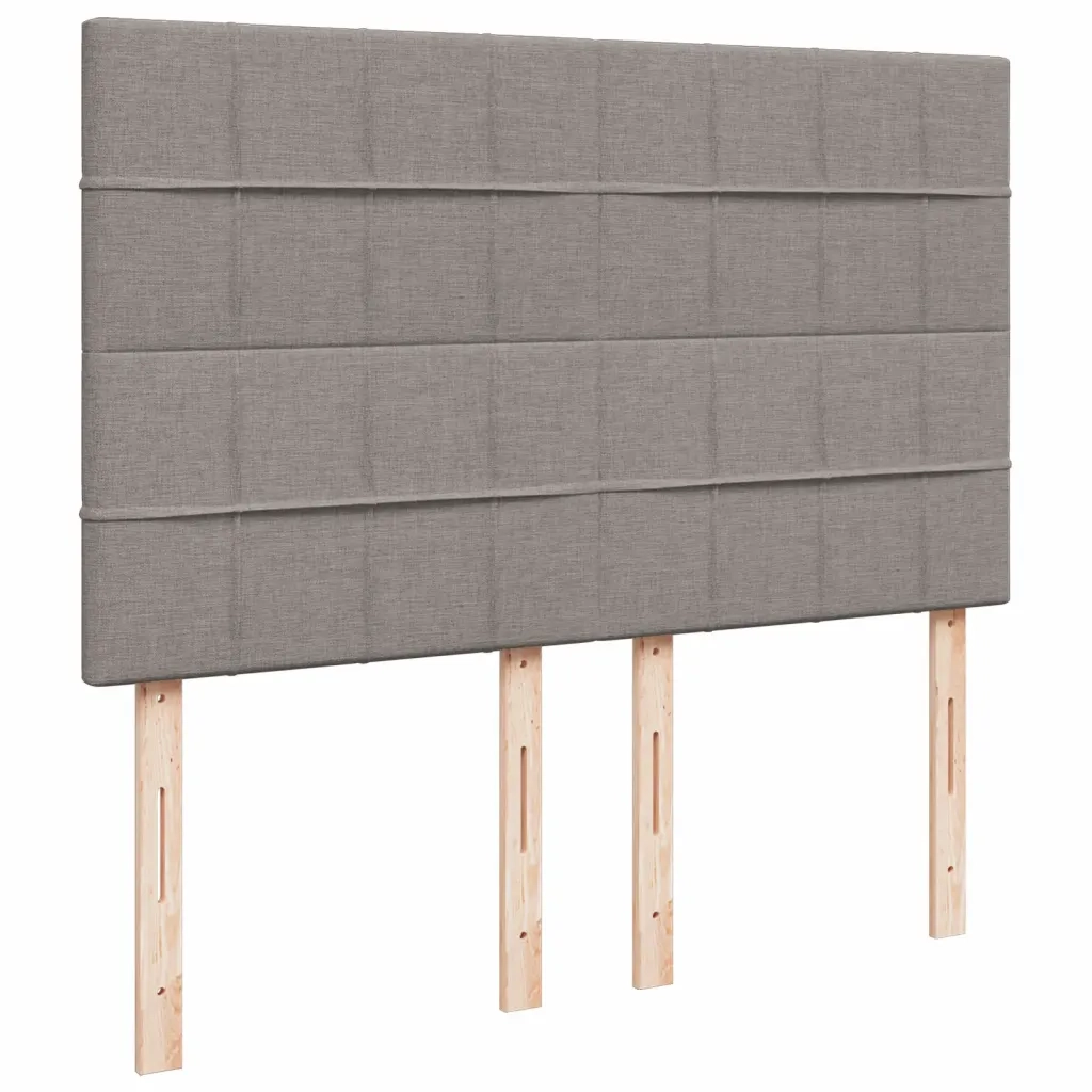 Giroletto a Molle con Materasso Tortora 140x190 cm in Tessuto 3291667