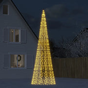 Albero di Natale a LED 1534 LED Bianco Caldo 500 cm 358116