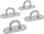 Haken per plafondo per applicazioni di durata - set da 4 - acciaio inossidabile