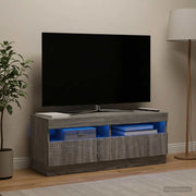 Mobile TV LED Sonoma grigio Legno ingegnerizzato 897431