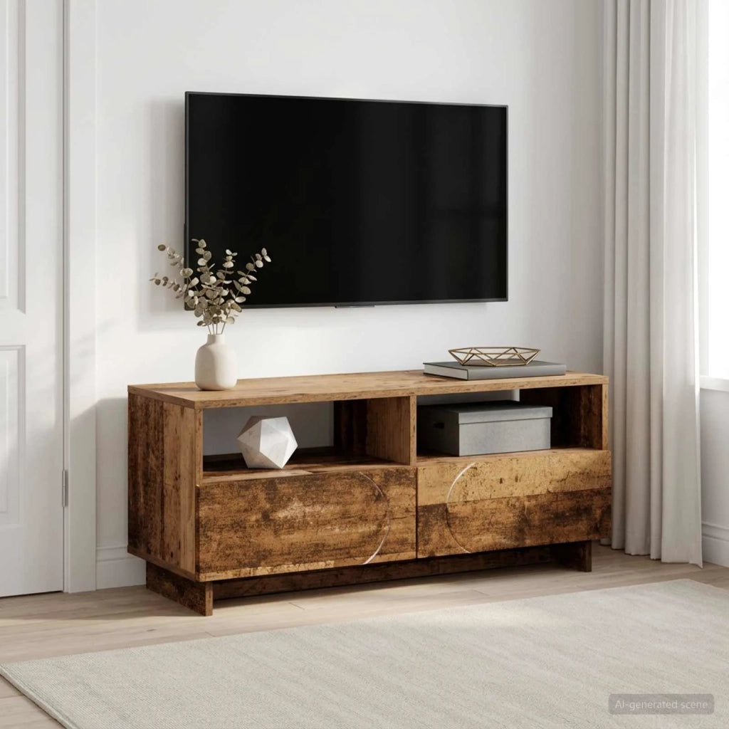Supporto TV 90 x 34.5 x 40 cm Legno antico Legno ingegnerizzato 8011475