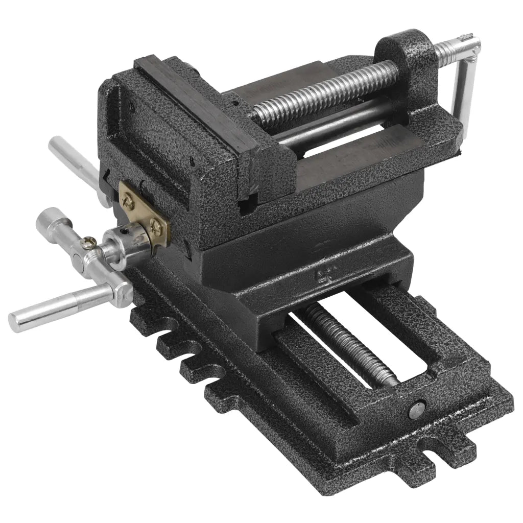 Morsa Manuale con Slitta Trasversale per Trapano a Colonna 78mm CFW3812221