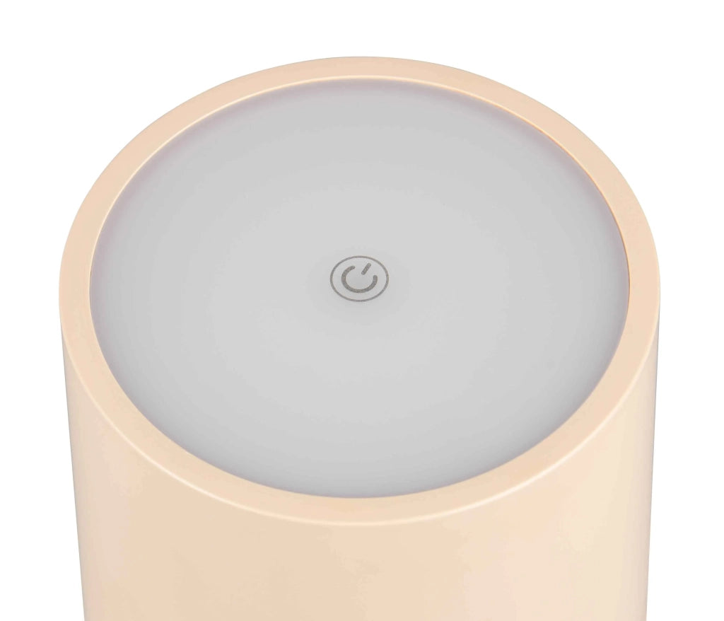 Lampada da tavolo LED ricaricabile, metallo, sabbia, H 38 cm, Fernandez