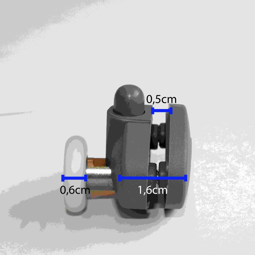 Kit 8 pz cuscinetti di ricambio vetro box doccia anta scorrevole Obi 1