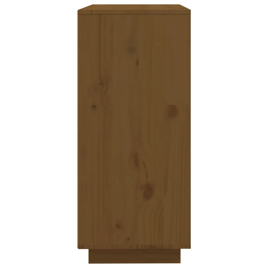 Credenza Miele 60x35x80 cm in Legno Massello di Pino