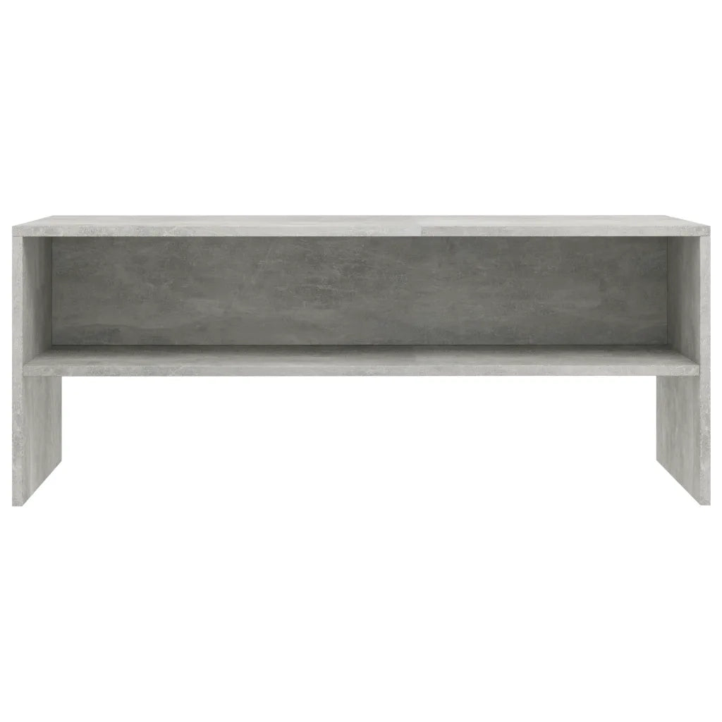 Mobile Porta TV Grigio Cemento 100x40x40cm in Legno Multistrato 800049