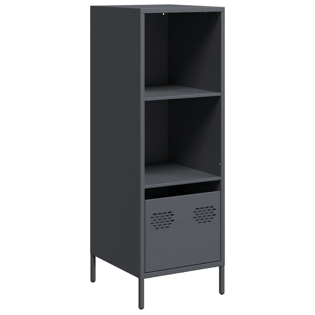 Credenza Antracite 35x39x103,5 cm Acciaio 851378