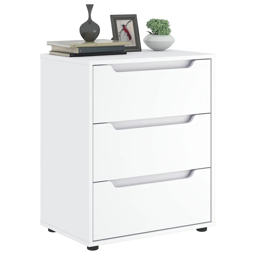 Credenza VISNES Bianca 60x40x73 cm in Legno Multistrato 4108284