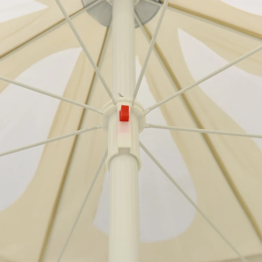 Ombrello | Parasolne da Spiaggia Giallo Sabbia 240 cm