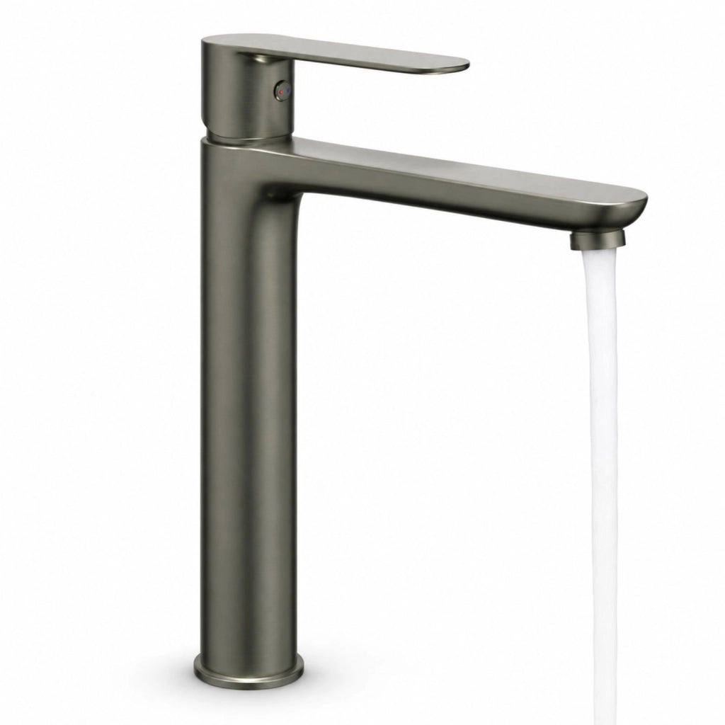 Miscelatore rubinetto per lavabo bocca alta oceania in ottone canna di fucile *** confezione 1