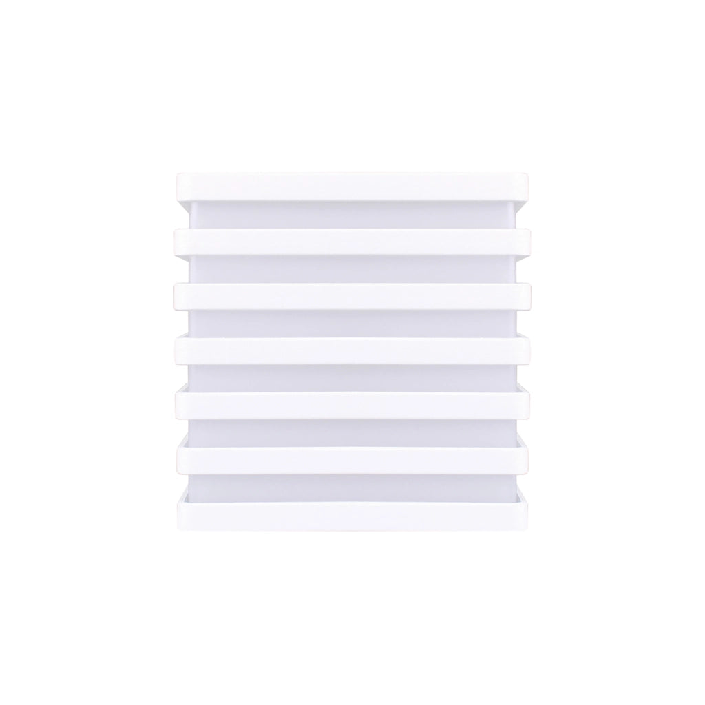 APPLIQUE LED CUBO DA ESTERNO IP54 IN ALLUMINIO BIANCO ILLUMINAZIONE NATURALE 4000K - IDEALE PER GIARDINI E FACCIATE