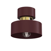 Lampada da soffitto Marti 1xE27 bordeaux oro Luminex