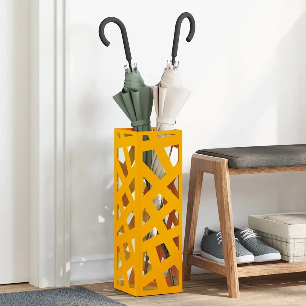 Supporto per Ombrellone Senape 15,5 x 15,5 x 49 cm Metallo 868497