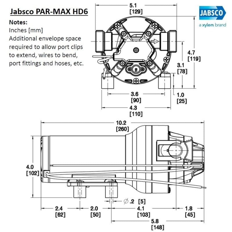 PAR MAX 6HD 24V 40PSI