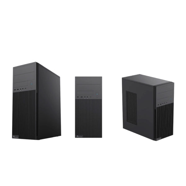 Case mid-tower no psu bk atx/microatx 2*usb3 1*typec 20pin - 200-00069