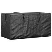 Borse Porta Cuscini Giardino 2 pz Nere 150x75x75 cm Polietilene CFW1085999