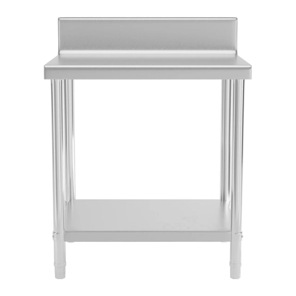 Tavolo da lavoro professionale in acciaio inox da cucina 60 x 60 cm portata 150 kg 14_0003662